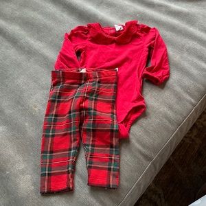 H&M Baby Girl Christmas Outfit 4-6m